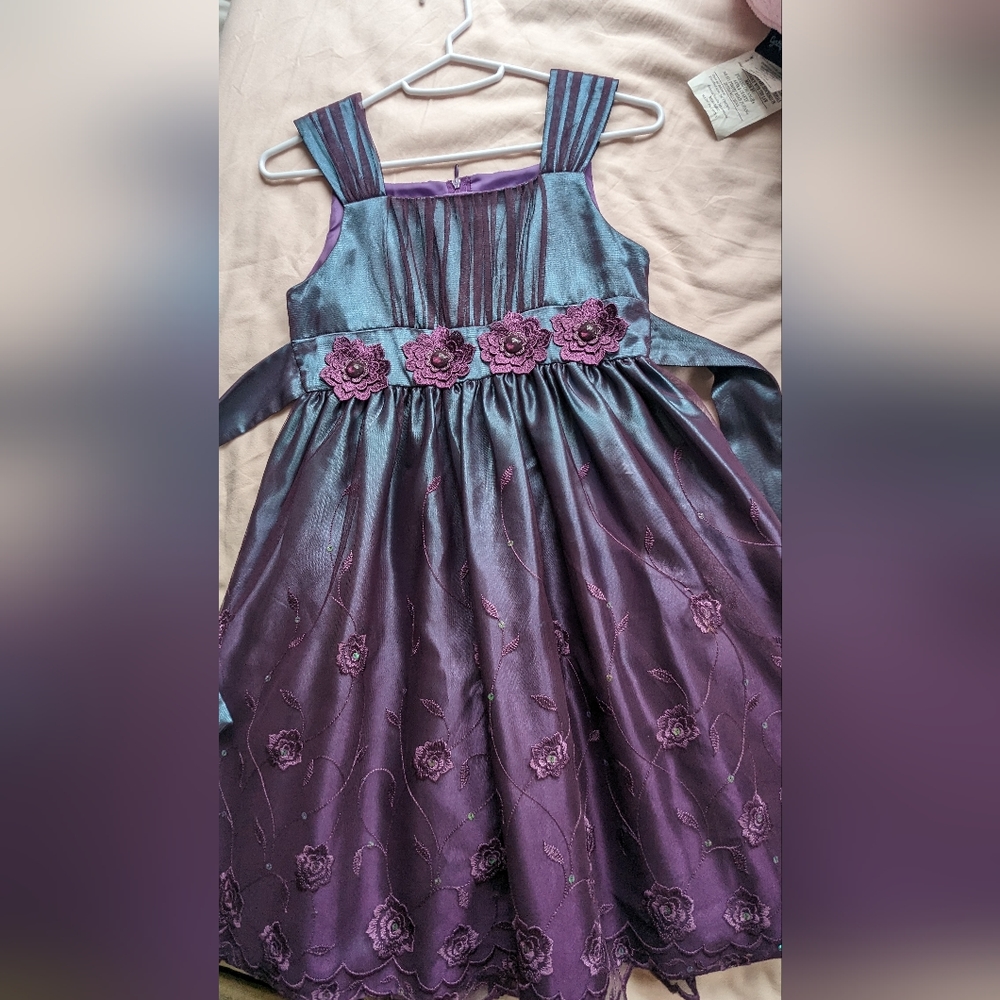 Iris and Ivy metallic shiny dress